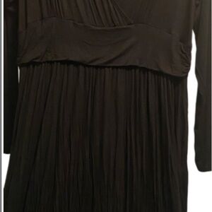 Elegant Black Long Sleeve Dress